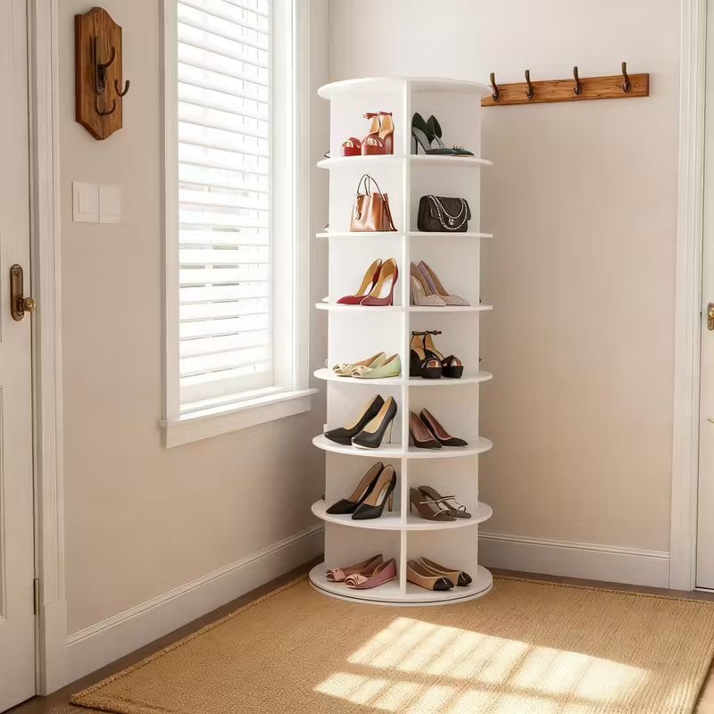 رف الاحذية الدوار 360 درجة 170 cm